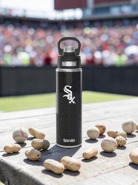 Chicago White Sox Tervis 24oz Weave Stainless Steel Wide Mouth Insulated Bottle